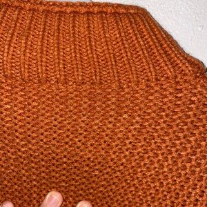 Orange Turtle Neck
